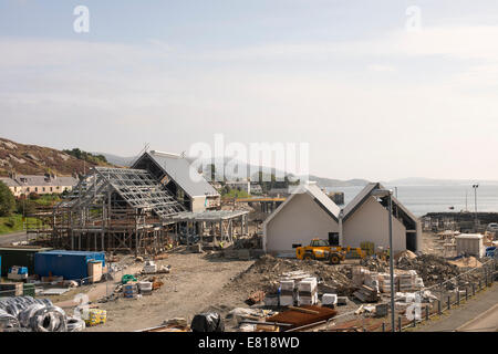 Neue Whiskeybrennerei in Tarbert auf der Isle of Harris im Bau von Isle of Harris Destillerie GmbH Stockfoto