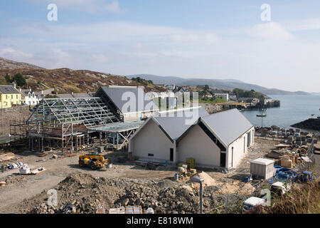 Neue Whiskeybrennerei in Tarbert auf der Isle of Harris im Bau von Isle of Harris Destillerie GmbH Stockfoto