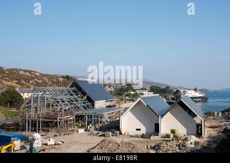 Neue Whiskeybrennerei in Tarbert auf der Isle of Harris im Bau von Isle of Harris Destillerie GmbH Stockfoto