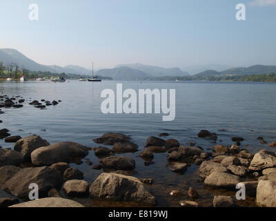 Ullswater von Pooley Bridge Stockfoto