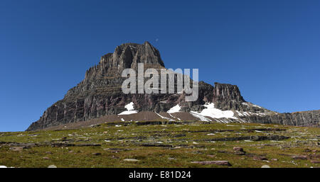 Blick vom Logan Pass und die versteckten See Naturlehrpfad im Glacier National Park, Montana. Stockfoto