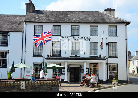 Das Schlosshotel, Kings Road, Llandovery,(Llanymddyfri), Carmarthenshire (Sir Gaerfyrddin), Wales, Vereinigtes Königreich Stockfoto