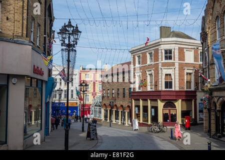 Rendezvous Straße Folkestone Kent Stockfoto