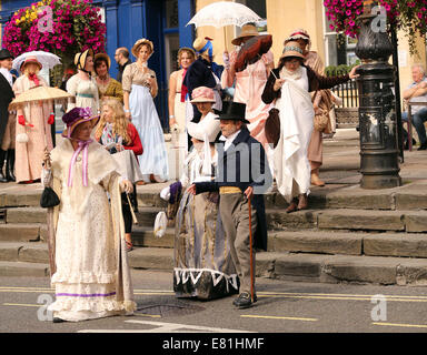 Jane Austen Festtag im Bad, September 2014 Stockfoto