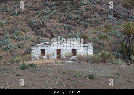 Altes Haus auf der Insel La Gomera, Kanarische Inseln. Stockfoto