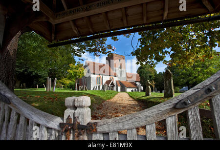 Str. Marys Kirche, Upton grau, Hampshire, England Stockfoto