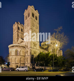 Romanische Kirche von St. Gereon, Köln, Nordrhein-Westfalen, Deutschland Stockfoto