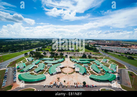 Blick vom Fernsehturm Brasília, Brasilien Stockfoto