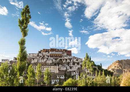 Thiksey Gompa, einem tibetischen buddhistischen Kloster in Ladakh, Indien Stockfoto