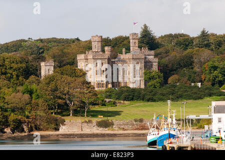 Lews Castle in Stornoway auf der Isle of Lewis, äußeren Hebriden. Stockfoto