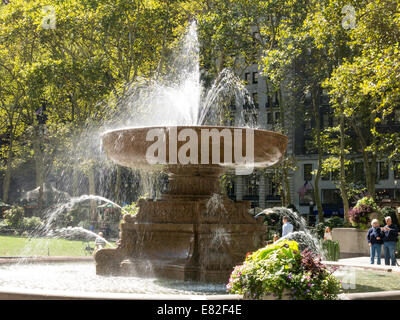 Josephine Shaw Lowell Memorial Fountain, Bryant Park, New York Stockfoto