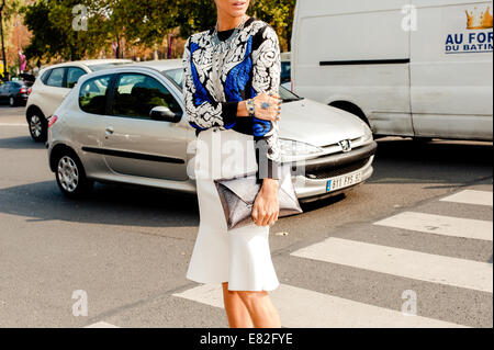 Marta, die Ankunft bei Guy Laroche Frühjahr/Sommer 2015-Modenschau in Paris, Frankreich - 24. September 2014 - Foto: Start-und Landebahn Manhattan/Celine Gaille/Picture Alliance Stockfoto