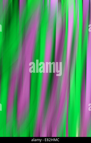 Magenta und grün verschwommen abgestreift Hintergrund gemacht von Bändern Stockfoto