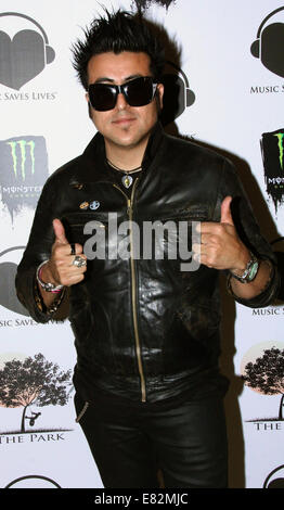 9. jährliche Musik spart lebt Kick-Off Party im Park Showroom Featuring statt: Christopher Leyva Where: Los Angeles, California, Vereinigte Staaten von Amerika bei: 23. März 2014 Stockfoto