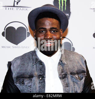 9. jährliche Musik spart lebt Kick-Off Party im Park Showroom Featuring statt: Trevin Hunte wo: Los Angeles, California, Vereinigte Staaten von Amerika bei: 23. März 2014 Stockfoto