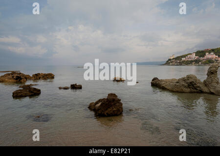 Seelandschaft in Castiglioncello-Toskana Stockfoto