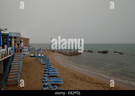 Stürmisches Wetter in Castiglioncello-Toskana Stockfoto