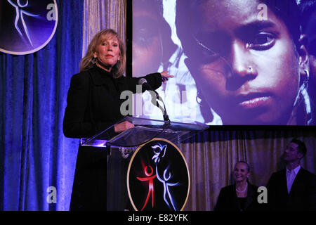 Youth for Human Rights International (YHRI) Celebrity Vorteil bei Beso Restaurant mit: Peggy Callahan Where: Hollywood, Kalifornien, Vereinigte Staaten, wann: 25. März 2014 Stockfoto