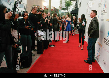 Youth for Human Rights International (YHRI) Celebrity Vorteil bei Beso Restaurant mit: Lane Garrison wo: Hollywood, Kalifornien, Vereinigte Staaten, wann: 25. März 2014 Stockfoto