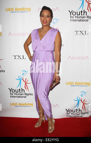 Youth for Human Rights International (YHRI) Celebrity Vorteil bei Beso Restaurant mit: Daphne Wayans wo: Hollywood, Kalifornien, Vereinigte Staaten, wann: 25. März 2014 Stockfoto