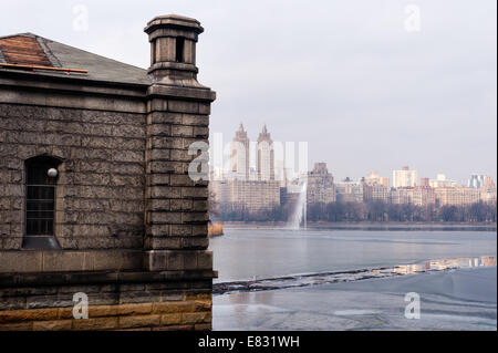 UNS, New York City. South Gate House im Central Park. Stockfoto