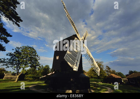 Hohe Salvington Windmühle. Worthing. West Sussex, England, Großbritannien Stockfoto