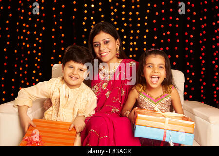 indische Diwali-fest-Geschenk Stockfoto