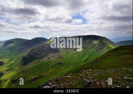 Fairfield Crag aus St Sunday Crag Stockfoto