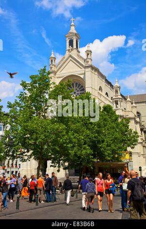 Saint Catherine Kirche, Brüssel, Belgien, Nord-West-Europa Stockfoto