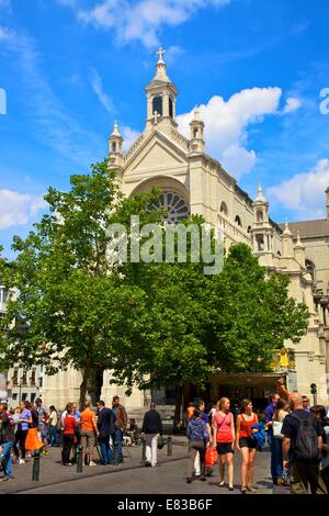 Saint Catherine Kirche, Brüssel, Belgien, Nord-West-Europa Stockfoto