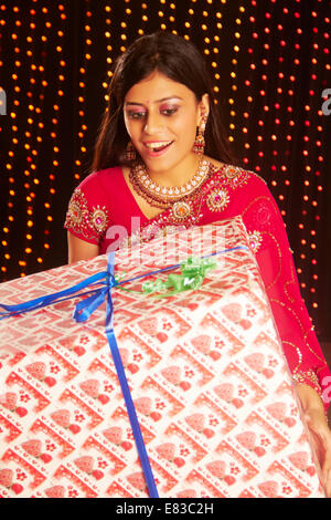 indische Diwali-fest-Geschenk Stockfoto