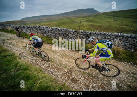 2014 3 Spitzen Cyclocross in Yorkshire Dales Stockfoto