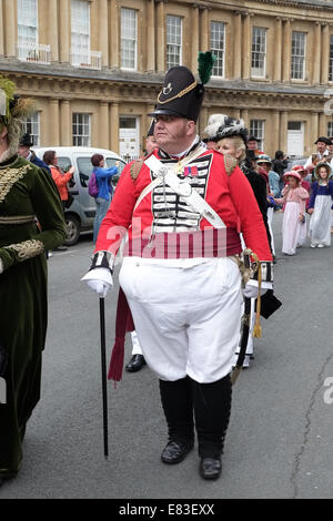 Jane Austen Festtag im Bad, September 2014 Stockfoto