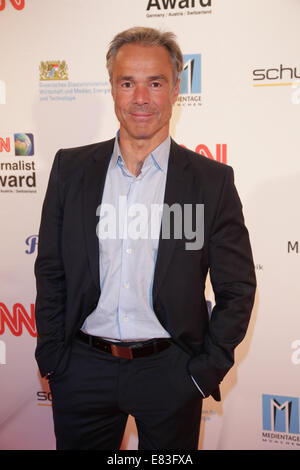 CNN Journalist Award im Künstlerhaus statt bin Lenbachplatz.  Mitwirkende: Hannes Jaenicke wo: München wenn: 27. März 2014 Stockfoto