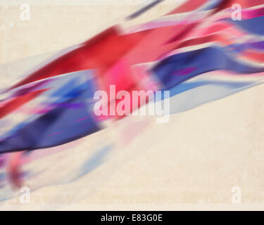 DIGITALE Kunst: Union Jack Stockfoto