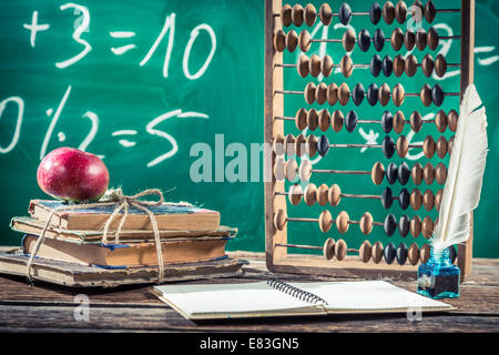Mathematik-Unterricht in der Grundschule Stockfoto