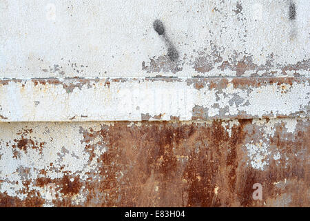 zerkratzt Riss Metallisierung, Grunge Hintergrund Stockfoto