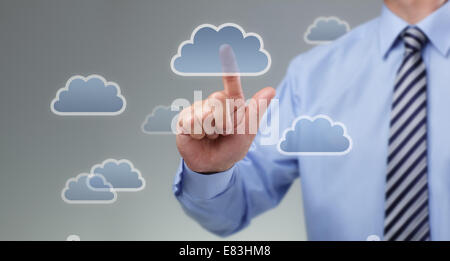 Cloud-computing-Konzept Stockfoto