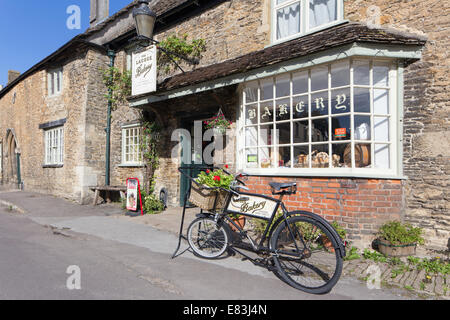 Das Dorf Bäckerei, Lacock, Wiltshire, England, UK