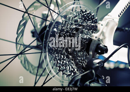 Fahrrad-Zahnräder Stockfoto