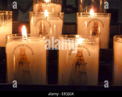 Kathedrale Notre-Dame in Avioth Frankreich Stockfoto