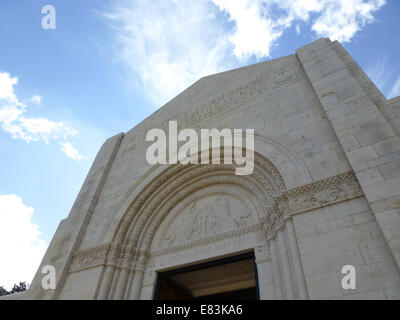 Amerikanischer Soldatenfriedhof des 2. Weltkrieges in Montfaucon, Argonne, Frankreich Stockfoto