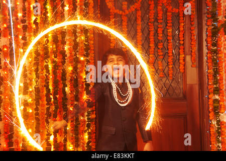 indische Diwali Festival Stockfoto