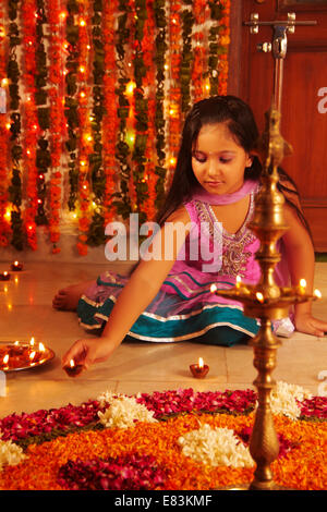 indische Diwali Festival Stockfoto