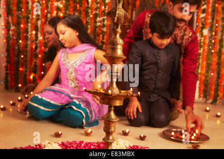 indische Diwali Festival Stockfoto
