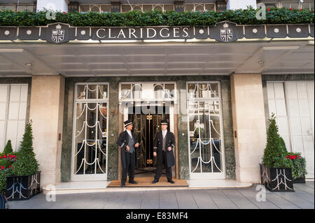 Claridges Hotel, Mayfair, London, Großbritannien Stockfoto