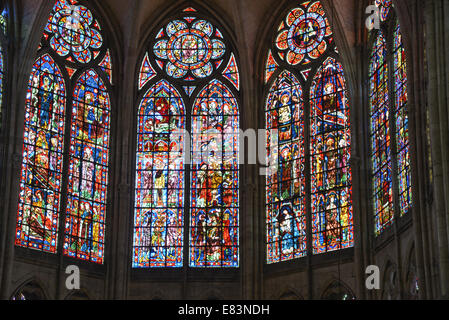 St. Pierre und St. Pauls Kathedrale in Troyes, Frankreich Stockfoto