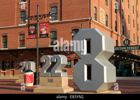 Oriole Park in Camden Yards, Baltimore, Maryland, USA Stockfoto