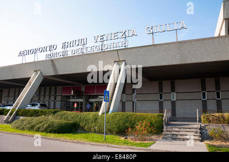 Flughafen Triest Stockfoto