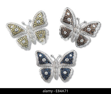 Kostbare Butterflys Diamant Stockfoto